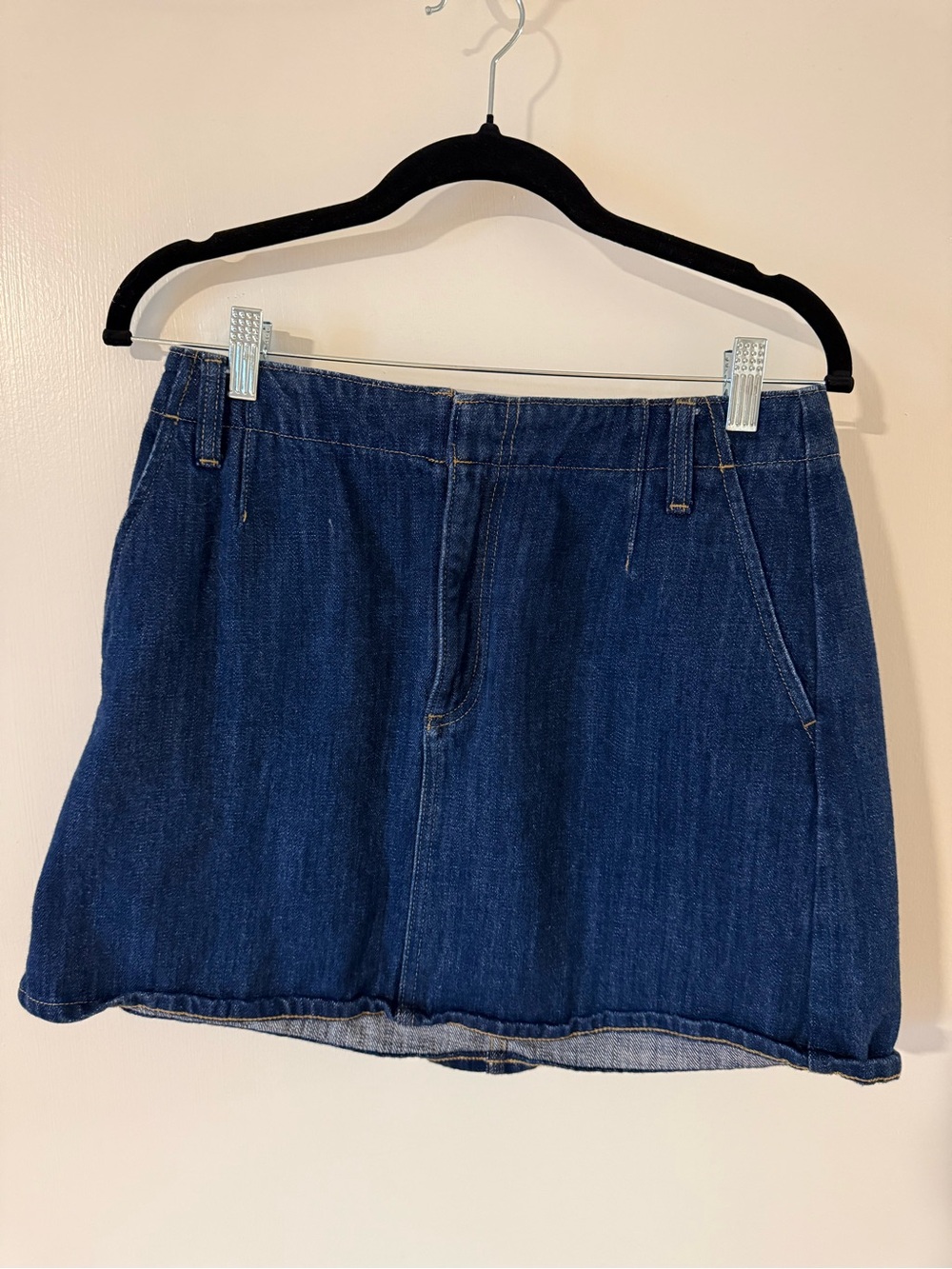 J. Crew Dark Blue Denim Mini Skirt